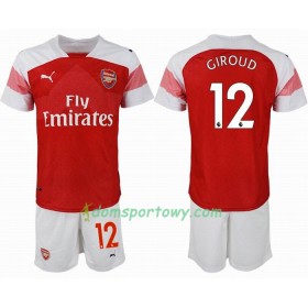 Koszulka Arsenal GIROUD 12 Dziecięcy Domowe Koszulki Piłkarskie 2018-2019 Krótki Rękaw